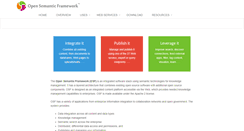 Desktop Screenshot of opensemanticframework.org